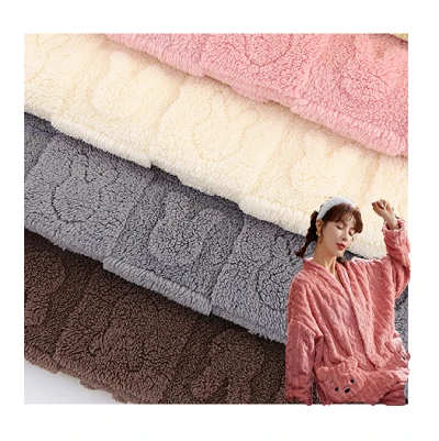 3D жакардов плат Sherpa Fleece