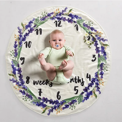 Flannel Fleece Milestone Blanket