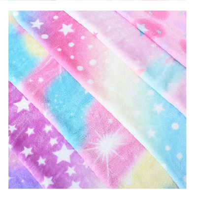 High Quality Luminous Flannel Fabric