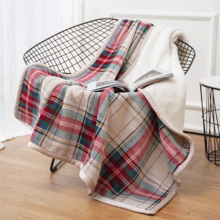 3Modern Grid Sherpa Blanket price