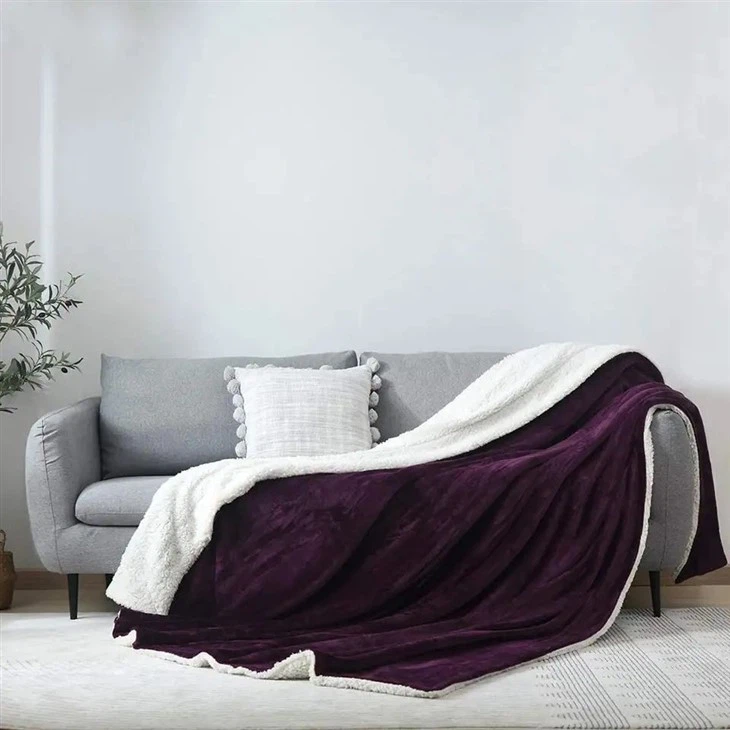 sherpa blanket for sofa