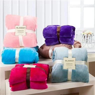 Плюшено пухкаво фланелено одеяло