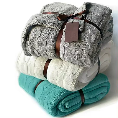 Blend Sweater Knitted Blanket