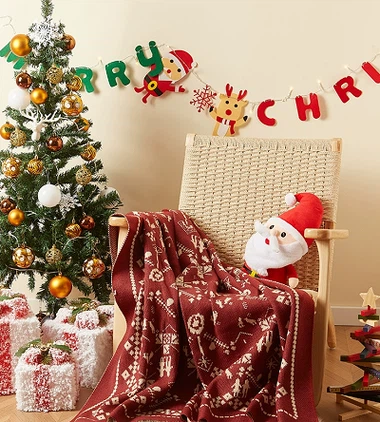 Коледно одеяло в стил