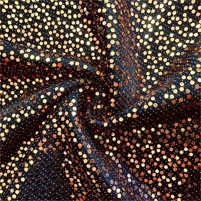 Еластичен цветен цвят Lurex плат