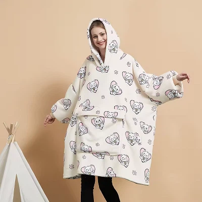 Wearable Hooded Blanket